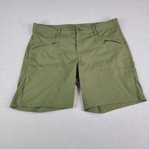 Toad & Co Size 14 Green Metrolite Hiking Shorts Outdoor Camp Hike Pockets